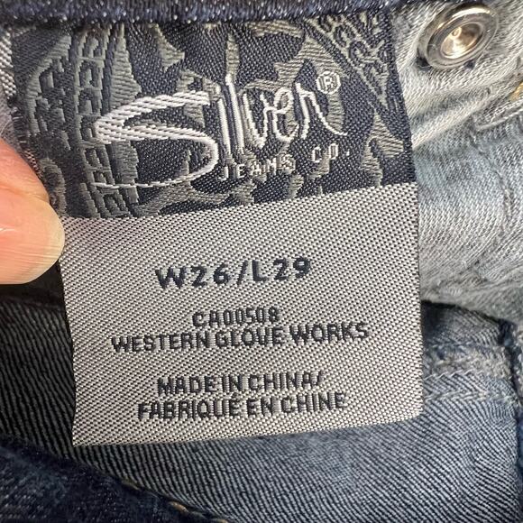 Silver Jean Co Jeans Women's W26 L29 (2) Blue November Jegging Skinny Normcore - Picture 13 of 15
